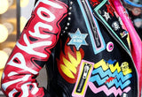 Embellished 'Rock Group' Faux Leather Jacket - DESIGNER INSPIRED FASHIONS