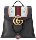 GG Marmont Leather Backpack Black - DESIGNER INSPIRED FASHIONS