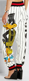 'Daffy Duck' Printed Jersey Pants - DESIGNER INSPIRED FASHIONS