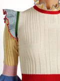 Peplum-Hem Knit Sweater - DESIGNER INSPIRED FASHIONS