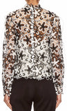 Lace Blouse with Ruffles - DESIGNER INSPIRED FASHIONS