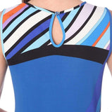 Sleeveless Printed Jersey Silk Mini Dress - DESIGNER INSPIRED FASHIONS