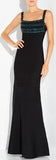 'Phelicia' Stacked Sequin & Bead Gown - Black - DESIGNER INSPIRED FASHIONS