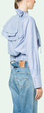 Crazy Ruffle Shirt, Striped