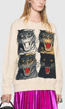 Tiger Face Sweatshirt - DESIGNER INSPIRED FASHIONS