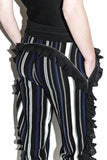 Striped Ruffle Pants - DESIGNER INSPIRED FASHIONS