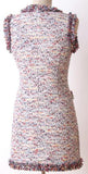 Frayed Mini Tweed Dress
