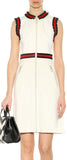 Twill Dress, White - DESIGNER INSPIRED FASHIONS