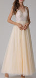 Sequined Sleeveless Tulle/Mesh Gown