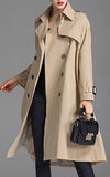 Sequin-Embroidered Trench Coat