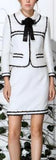 Frayed Tweed Suit Jacket & Skirt Set | DESIGNER INSPIRED FASHIONS