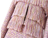 Fringed Tweed Suit