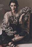 Strappy Embroidered Top