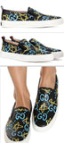 'Ghost' Graffiti Skate Sneaker - DESIGNER INSPIRED FASHIONS