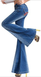 Embroidered Whisker Flared Jeans - DESIGNER INSPIRED FASHIONS