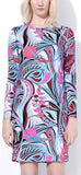 Grasshopper Printed Short Jersey Silk Dress - DESIGNER INSPIRED FASHIONS