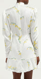 Floral-Print Silk-Devor̩ Mini Dress | DESIGNER INSPIRED FASHIONS