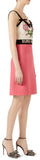 Spaghetti Strap Embellished Dress, Pink - DESIGNER INSPIRED FASHIONS