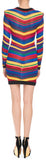 Chevron Knit Long-Sleeve Dress - *Limited Stock* - DESIGNER INSPIRED FASHIONS