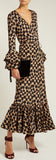 Puff-Sleeve Wrap Dress | DESIGNER INSPIRED FASHIONS