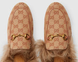 Princetown GG Canvas Slipper