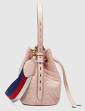 GG Marmont Quilted Leather Bucket Bag - Black or Pink - DESIGNER INSPIRED FASHIONS