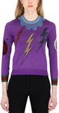 Extra Fine Intarsia Knit Sweater - DESIGNER INSPIRED FASHIONS
