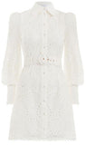 'Heathers' Belted Shirt Dress