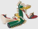 'Malin' Spike Leather Sandals - DESIGNER INSPIRED FASHIONS