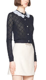 Cashmere and Wool Cardigan, Black | DESIGNER INSPIRED FASHIONS
