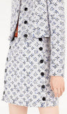 Short A-Line Skirt with Snaps