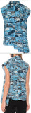 Patterned Sleeveless Shirt