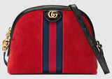 Ophidia Small Shoulder Bag - Red, Chestnut Brown or Black