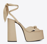 Paige Sandals in Smooth Leather