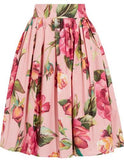 Floral Printed Flounce Top & Matching Skirt Set