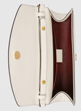 Zumi Smooth Leather Small Shoulder Bag - Black or White