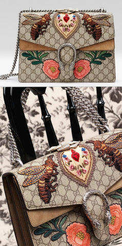 Rome Dionysus Embroidered Shoulder Bag - DESIGNER INSPIRED FASHIONS