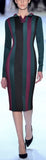 Striped Polo Midi Dress