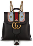 GG Marmont Leather Backpack Black - DESIGNER INSPIRED FASHIONS