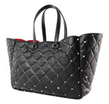 Boomstud Quilted Leather Tote Bag | DESIGNER INSPIRED FASHIONS