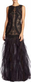 'Vivica' Black Tulle Gown - DESIGNER INSPIRED FASHIONS