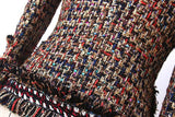 Fringed Tweed Jacket - DESIGNER INSPIRED FASHIONS