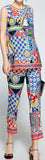 Printed Tank & Pant Set