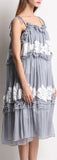Lace-Embroidered Ruffle Dress *Limited Stock*