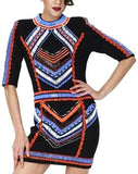 Bead Embellished Sheath Dress - DESIGNER INSPIRED FASHIONS