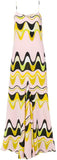 Waves Print Maxi Dress