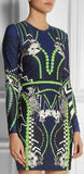 Pop Dress in Fluro Green Print Dress