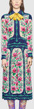 Floral & Ribbon Print Dress - DESIGNER INSPIRED FASHIONS