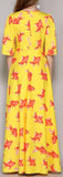 Fish Print Maxi Dress