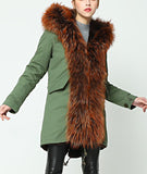 Fur Hooded, Trimmed & Lined Parka Coat